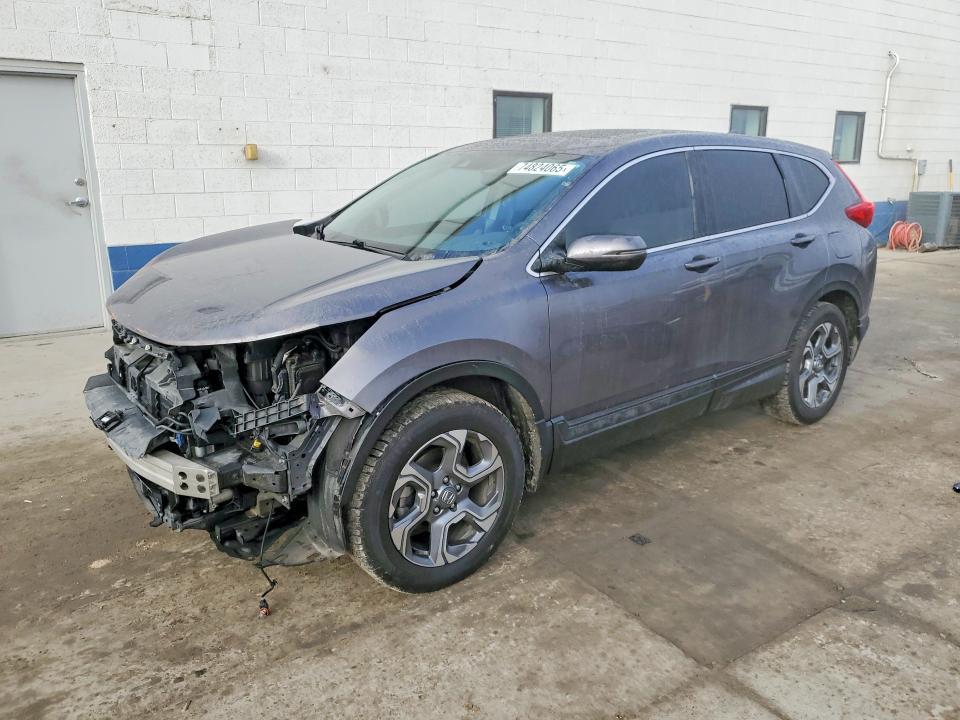HONDA CR-V EX 2019 with VIN 2HKRW2H5XKH675202 - Photo from auction