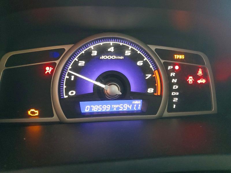 Photo 9 from auction – 2008 HONDA CIVIC LX with VIN 2HGFA16538H531489