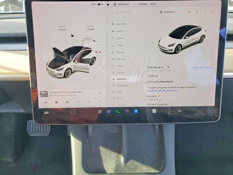 Photo 9 from auction – 2021 TESLA MODEL 3 with VIN 5YJ3E1EA6MF996160
