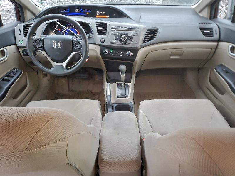 Photo 8 from auction – 2012 HONDA CIVIC LX with VIN 2HGFB2F50CH603566