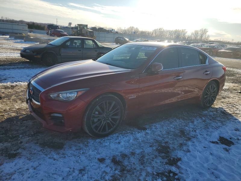 INFINITI Q50 RED SP 2016 with VIN JN1FV7AR5GM451769 - Photo from auction