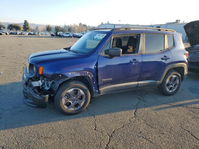 JEEP RENEGADE S 2017 with VIN ZACCJBAB3HPE76903 - Photo from auction