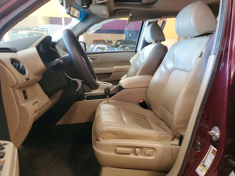 Photo 7 from auction – 2011 HONDA PILOT EXL with VIN 5FNYF4H54BB074227