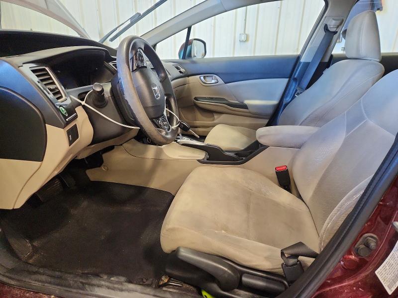 Photo 7 from auction – 2013 HONDA CIVIC LX with VIN 19XFB2F54DE011566