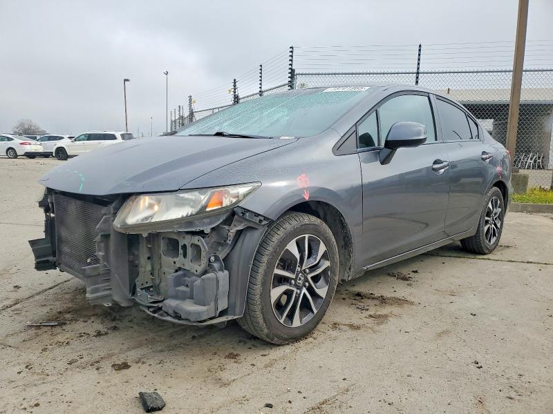HONDA CIVIC LX 2013 with VIN 19XFB2F50DE292359 - Photo from auction