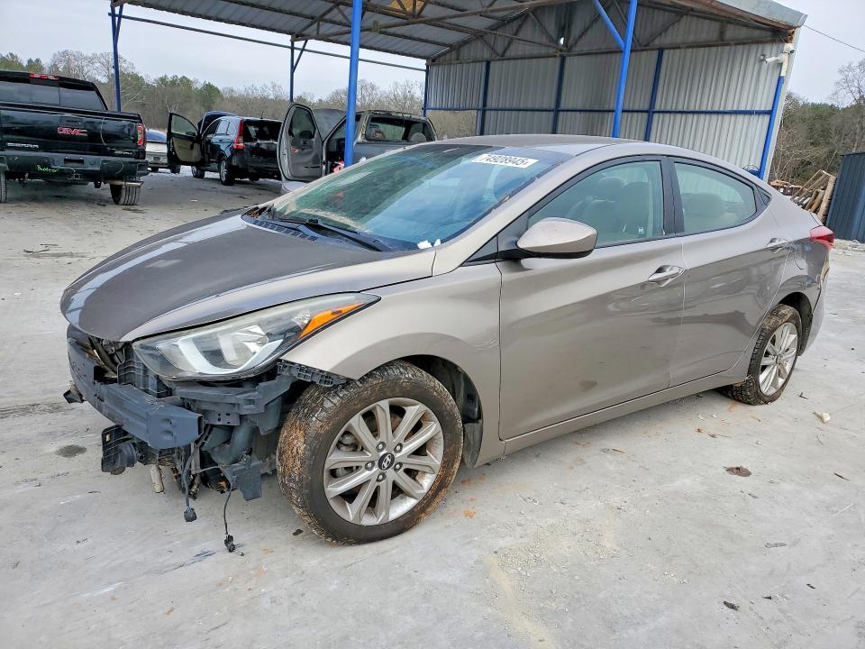 HYUNDAI ELANTRA 2016 with VIN 5NPDH4AE7GH758801 - Photo from auction