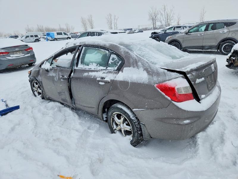 Photo 2 from auction – 2012 HONDA CIVIC LX with VIN 2HGFB2F49CH023613