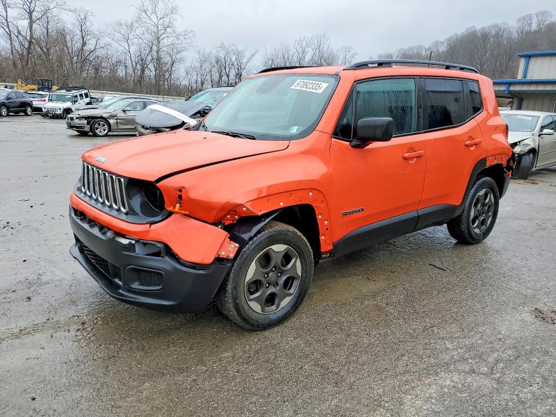 JEEP RENEGADE S 2018 with VIN ZACCJBABXJPH76377 - Photo from auction