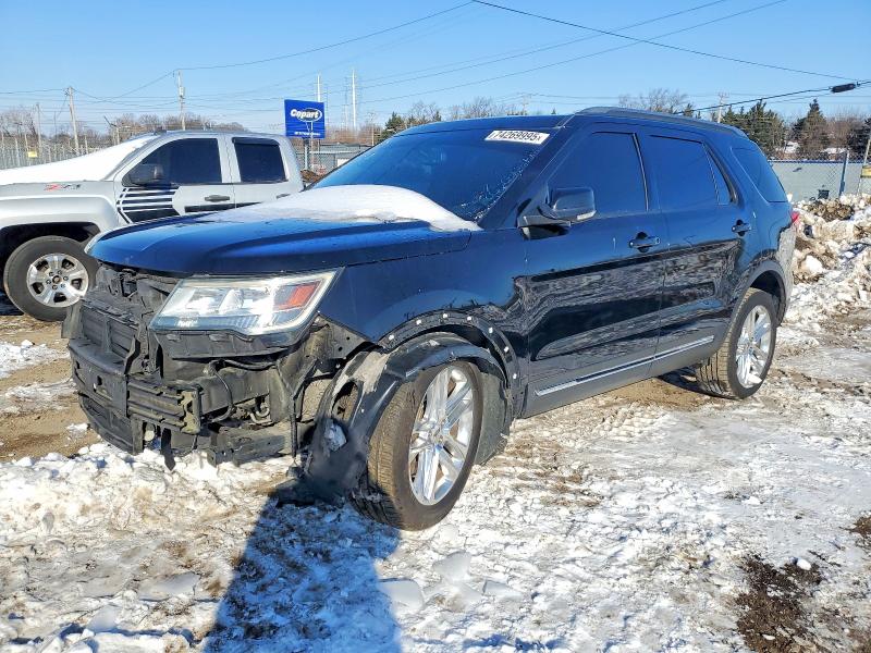 FORD EXPLORER 2017 with VIN 1FM5K8D85HGB86406 - Photo from auction