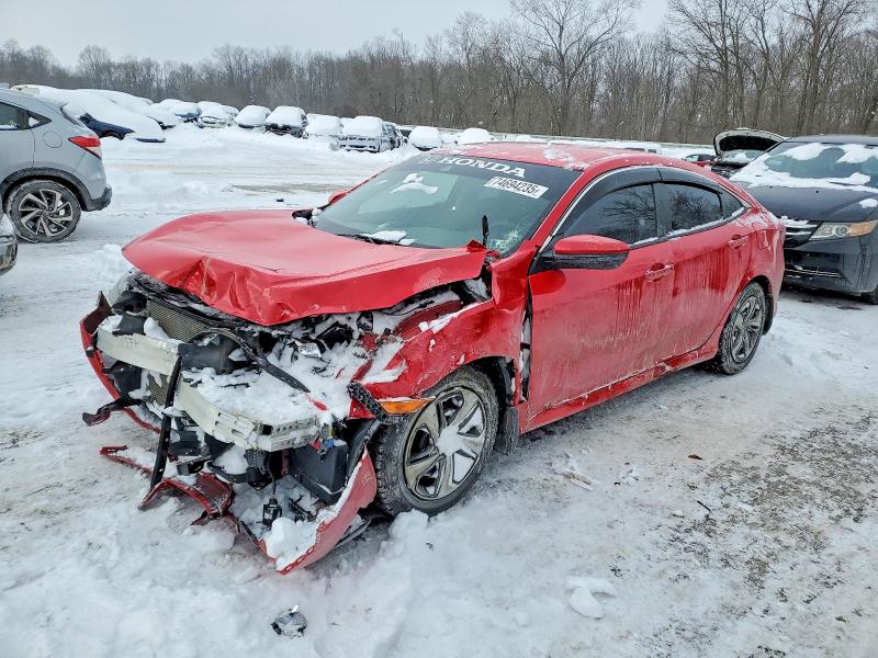 HONDA CIVIC LX 2020 with VIN 2HGFC2F60LH581185 - Photo from auction