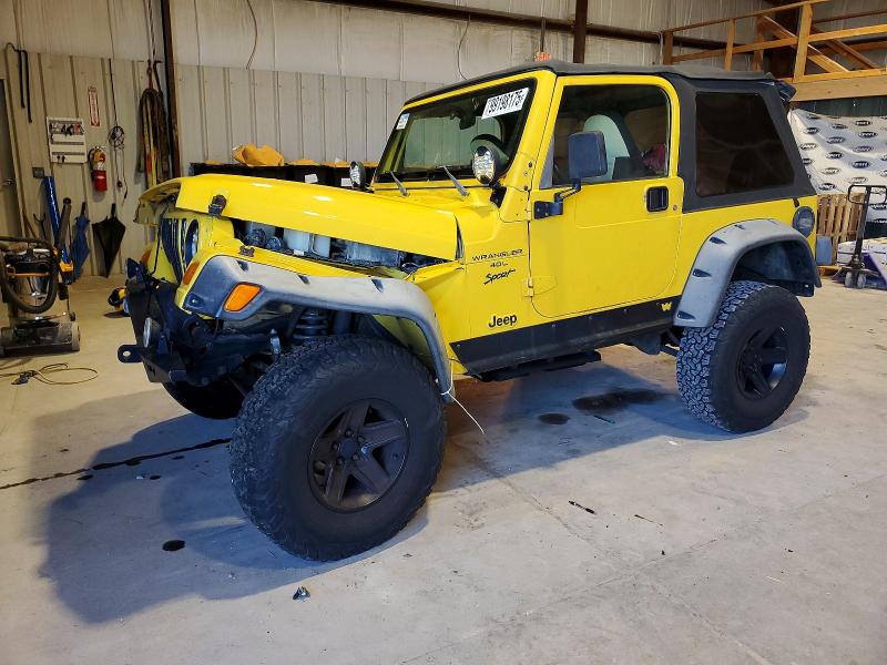 JEEP WRANGLER / 2001 with VIN 1J4FA49S21P373725 - Photo from auction