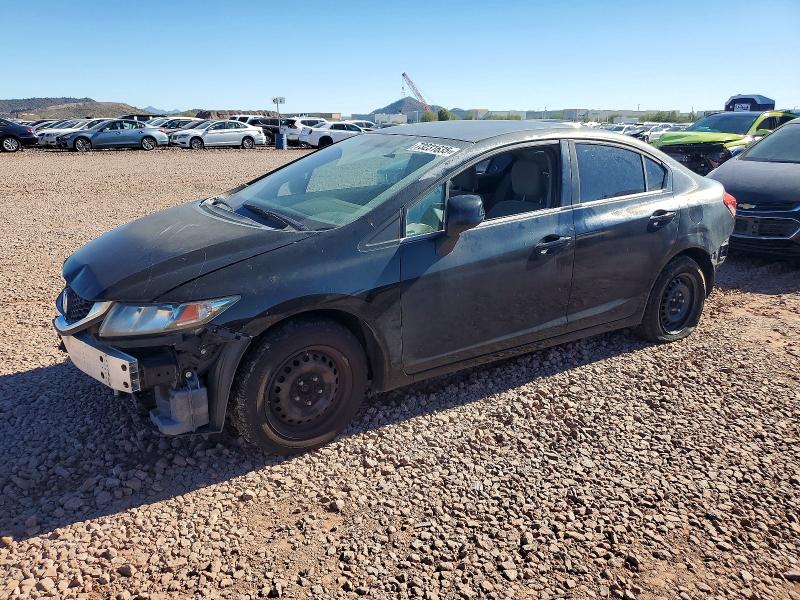 HONDA CIVIC LX 2013 with VIN 2HGFB2F54DH526556 - Photo from auction