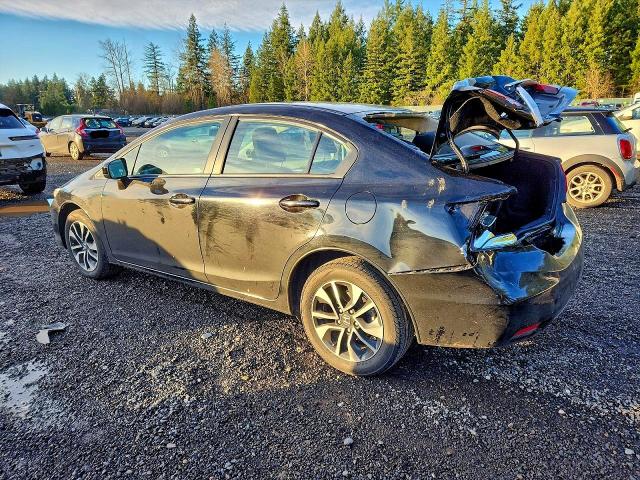 Photo 2 from auction – 2015 HONDA CIVIC EX with VIN 2HGFB2F87FH529738