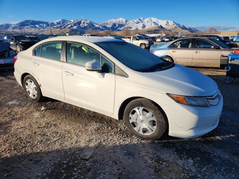 Photo 4 from auction – 2012 HONDA CIVIC HYBR with VIN JHMFB4F33CS007772