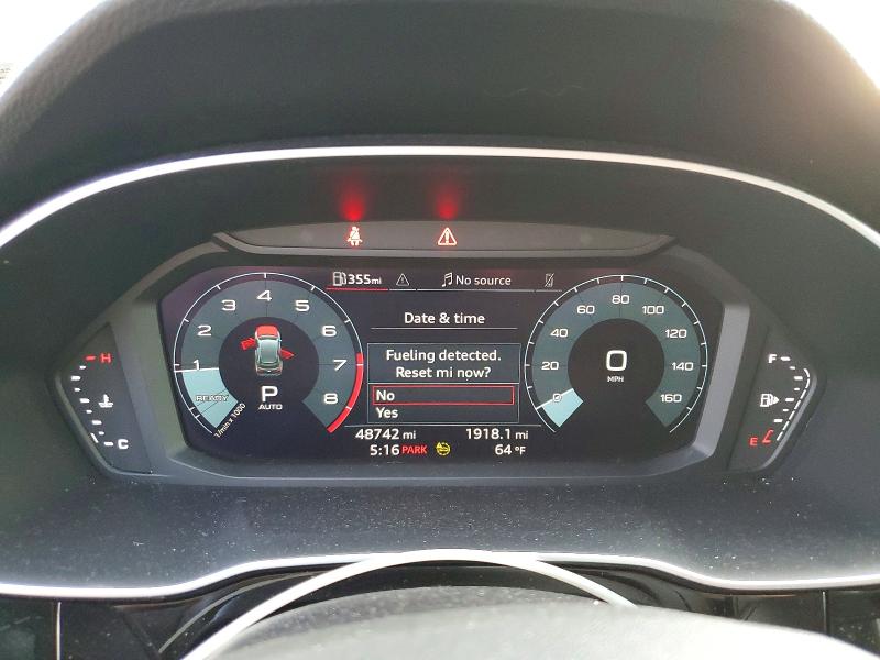 Photo 9 from auction – 2023 AUDI Q3 PREMIUM with VIN WA1EECF33P1111666