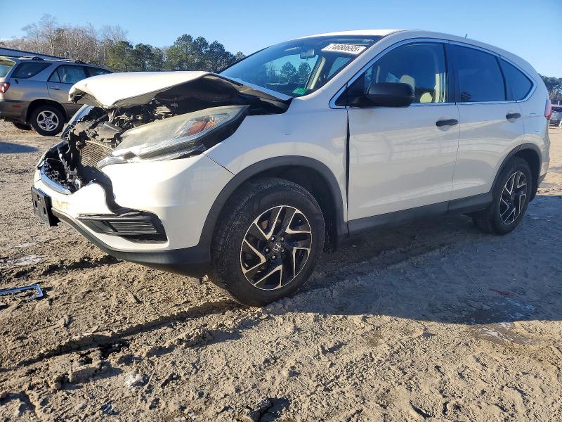 HONDA CR-V SE 2016 with VIN 5J6RM4H49GL103575 - Photo from auction