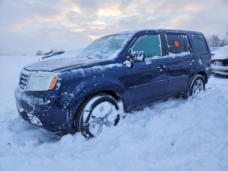 HONDA PILOT EXL 2013 with VIN 5FNYF4H55DB067872 - Photo from auction