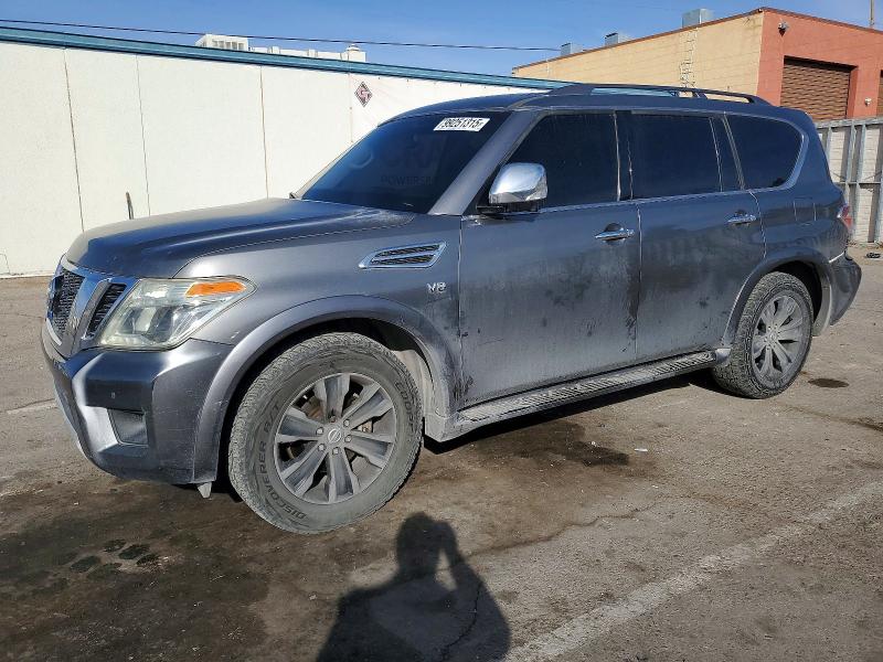 NISSAN ARMADA SV 2017 with VIN JN8AY2NCXH9502067 - Photo from auction