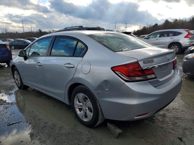 Photo 2 from auction – 2013 HONDA CIVIC LX with VIN 2HGFB2F5XDH594151