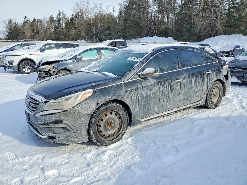 HYUNDAI SONATA 2016 with VIN 5NPE34AF0GH383782 - Photo from auction