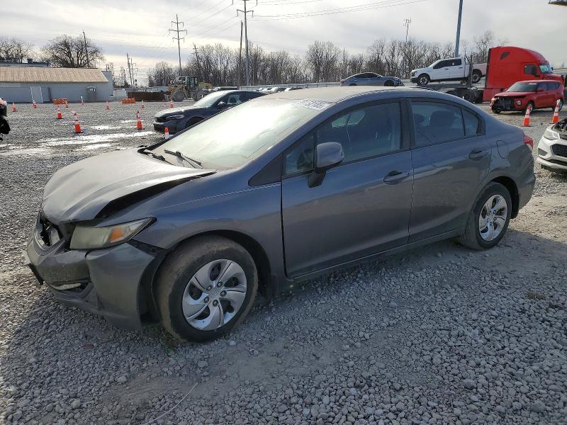 HONDA CIVIC LX 2013 with VIN 19XFB2F5XDE093531 - Photo from auction