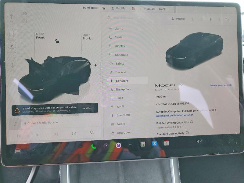Photo 9 from auction – 2026 TESLA MODEL Y with VIN 7SAYGDED6TF458202