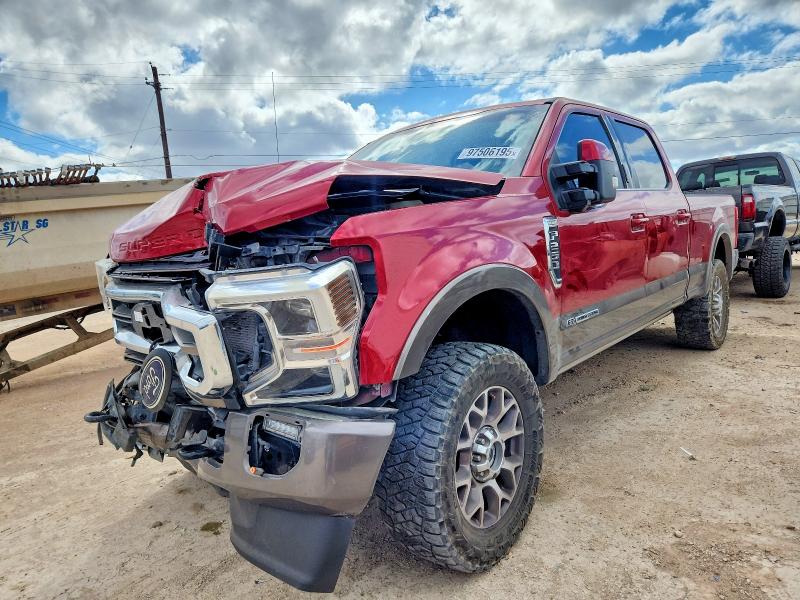 Photo 1 from auction – 2021 FORD F250 with VIN 1FT8W2BT4MEC81135