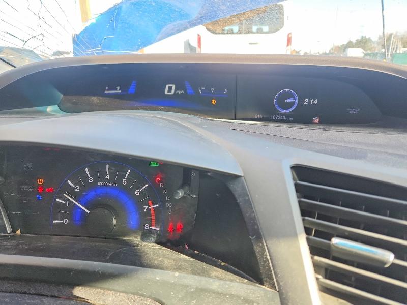 Photo 9 from auction – 2012 HONDA CIVIC EX with VIN 19XFB2F88CE020991