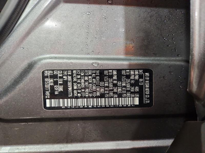 Photo 14 from auction – 2023 NISSAN ROGUE SV with VIN JN8BT3BB9PW491776
