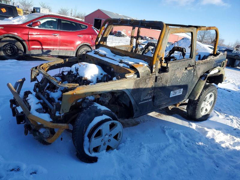JEEP WRANGLER S 2015 with VIN 1C4AJWAG7FL625468 - Photo from auction