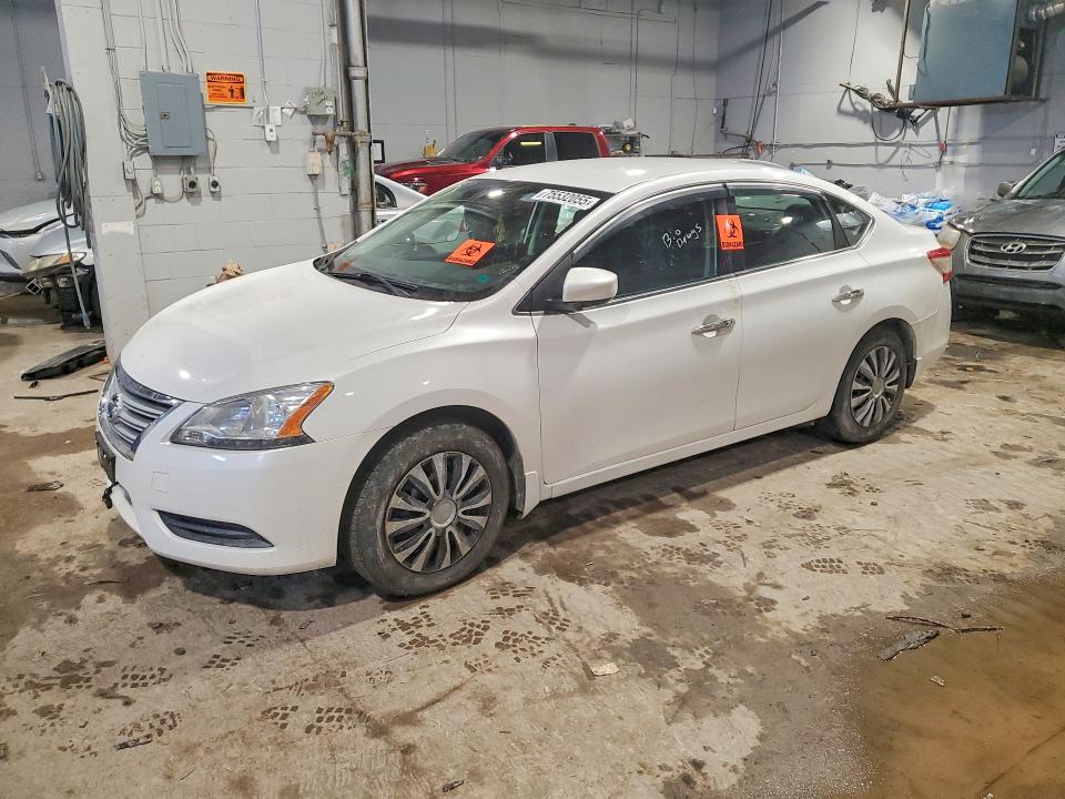 NISSAN SENTRA S 2014 with VIN 3N1AB7AP1EL671645 - Photo from auction