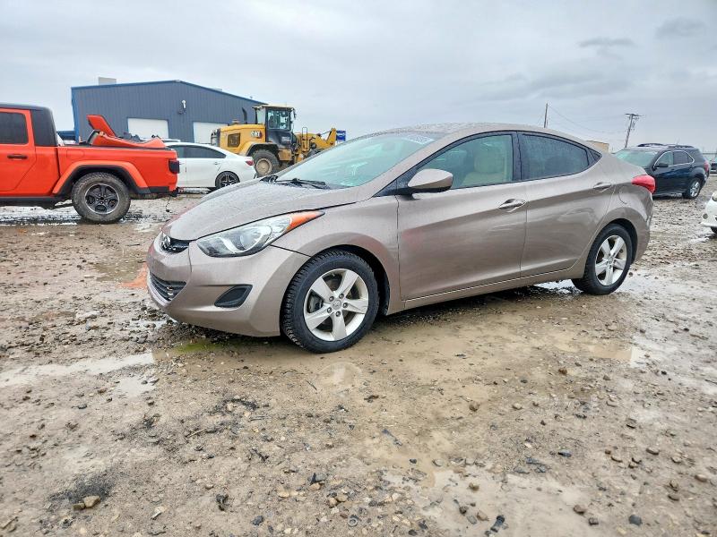HYUNDAI ELANTRA GL 2013 with VIN 5NPDH4AE1DH371012 - Photo from auction