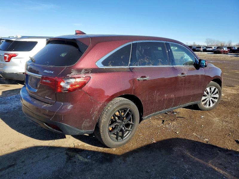 Photo 3 from auction – 2016 ACURA MDX TECHNO with VIN 5FRYD4H49GB034812