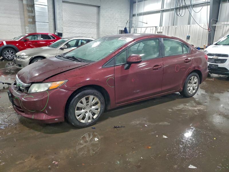 HONDA CIVIC LX 2012 with VIN 19XFB2F57CE027050 - Photo from auction