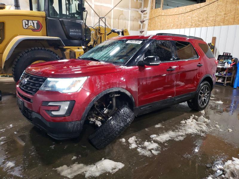 FORD EXPLORER S 2016 with VIN 1FM5K8GT2GGC32160 - Photo from auction