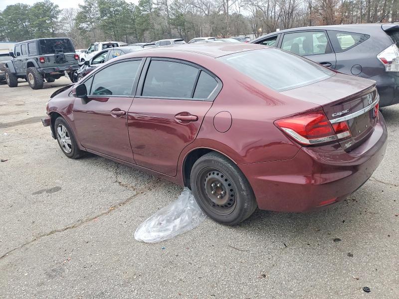 Photo 2 from auction – 2013 HONDA CIVIC LX with VIN 19XFB2F53DE019075