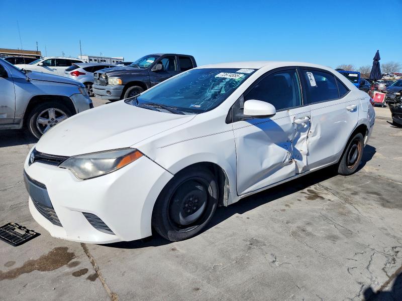 TOYOTA COROLLA L 2014 with VIN 2T1BURHE2EC085065 - Photo from auction