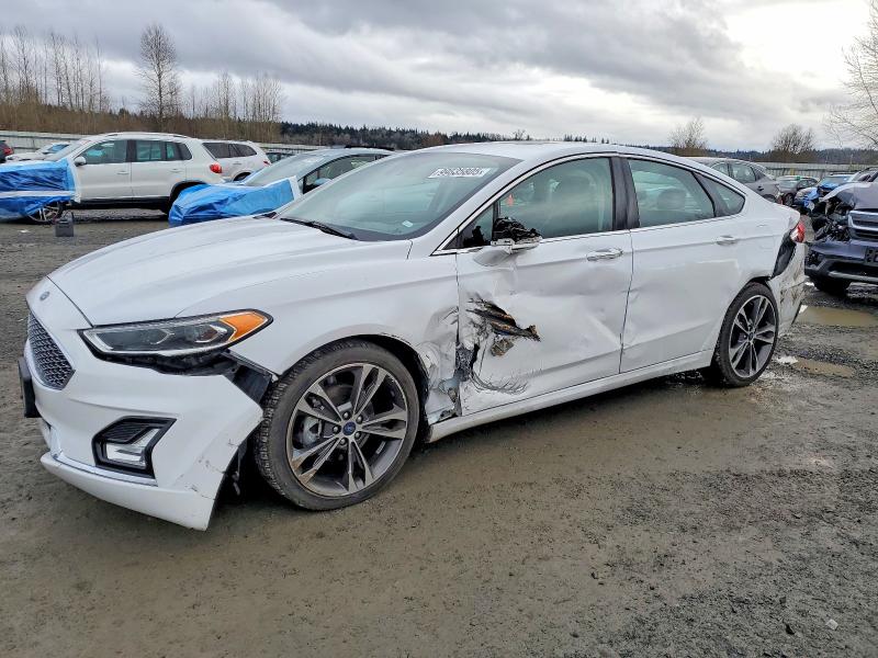 Photo 1 from auction – 2019 FORD FUSION with VIN 3FA6P0K91KR260157