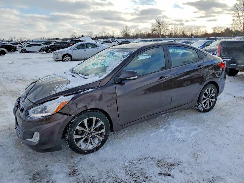 HYUNDAI ACCENT 2015 with VIN KMHCU4AE9FU877344 - Photo from auction