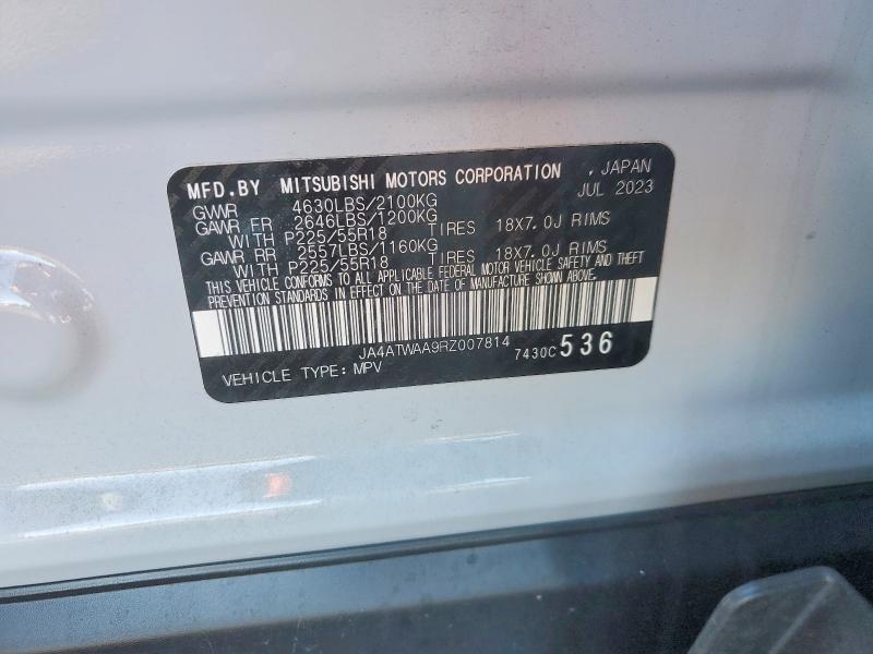 Photo 14 from auction – 2024 MITSUBISHI ECLIPSE CR with VIN JA4ATWAA9RZ007814