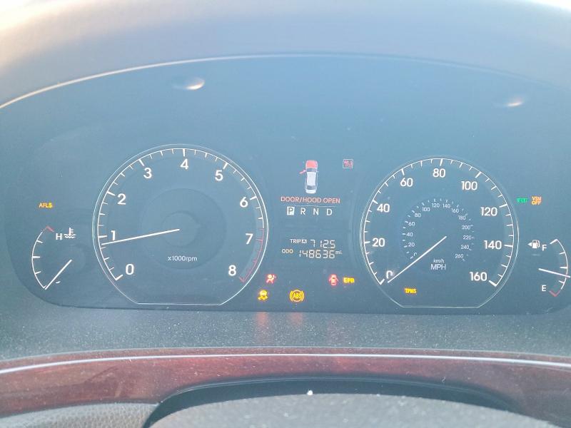 Photo 9 from auction – 2012 HYUNDAI EQUUS SIGN with VIN KMHGH4JH8CU045778