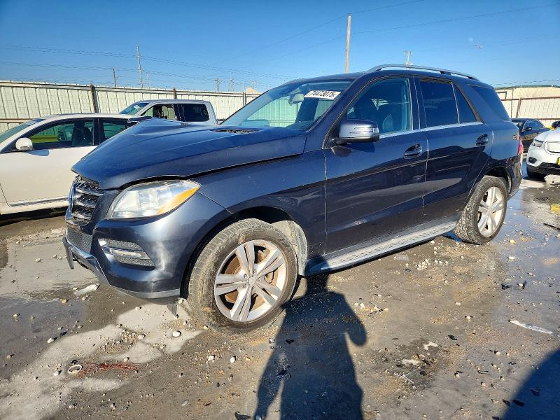 MERCEDES-BENZ ML 350 BLU 2014 with VIN 4JGDA2EB4EA313733 - Photo from auction