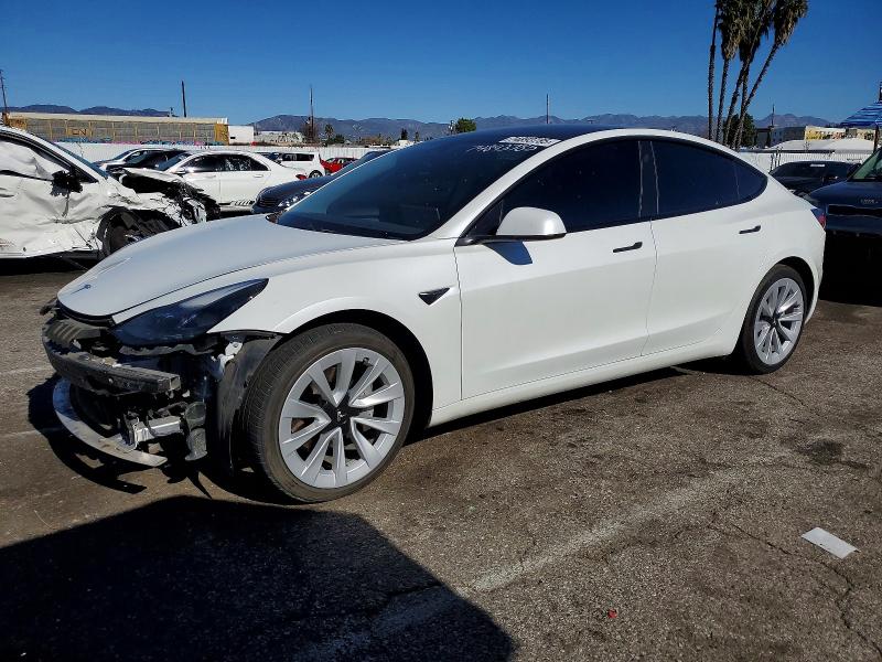 TESLA MODEL 3 2021 with VIN 5YJ3E1EA2MF996107 - Photo from auction