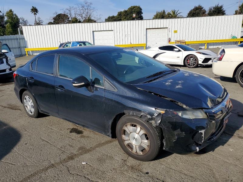 Photo 4 from auction – 2012 HONDA CIVIC HYBR with VIN JHMFB4F2XCS009722
