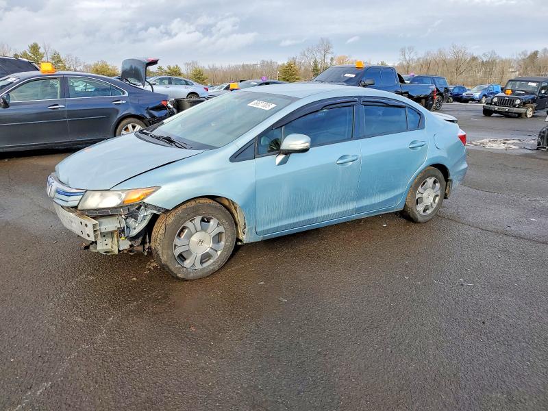HONDA CIVIC HYBR 2012 with VIN JHMFB4F29CS009999 - Photo from auction