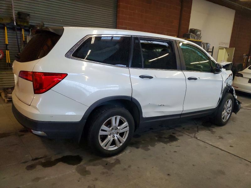Photo 3 from auction – 2017 HONDA PILOT LX with VIN 5FNYF5H16HB000920