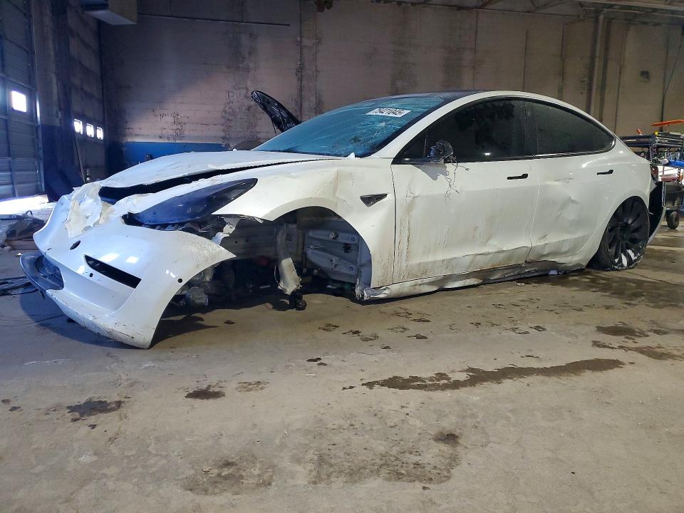 TESLA MODEL 3 2021 with VIN 5YJ3E1EC3MF025781 - Photo from auction