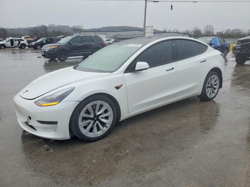TESLA MODEL 3 2021 with VIN 5YJ3E1EBXMF061622 - Photo from auction