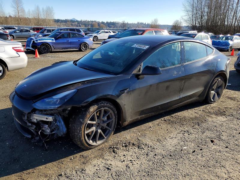 TESLA MODEL 3 2022 with VIN 5YJ3E1EB3NF354652 - Photo from auction