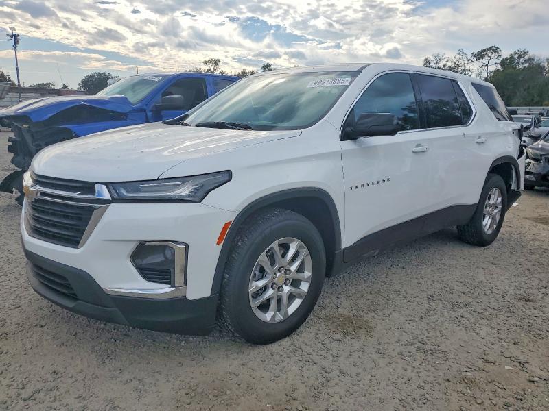 CHEVROLET TRAVERSE L 2022 with VIN 1GNERFKW8NJ155243 - Photo from auction